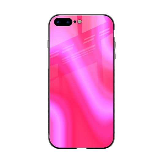 Blush Flow back phone cover | glass case for iphone 8 plus