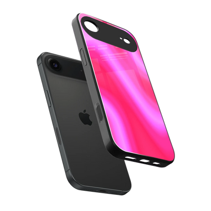 Blush Flow sleek iphone air cover with tempered glass back and TPU edges