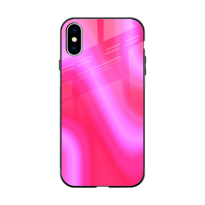 Blush Flow back phone cover | glass case for iphone x