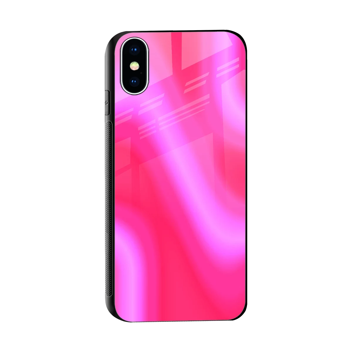 Blush Flow sleek iphone x cover with tempered glass back and TPU edges