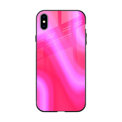 Blush Flow back phone cover | glass case for iphone xs max