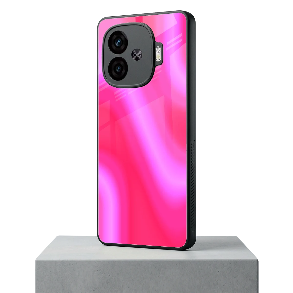 Blush Flow iqoo neo 10r 5g mobile cover | shockproof glass phone case