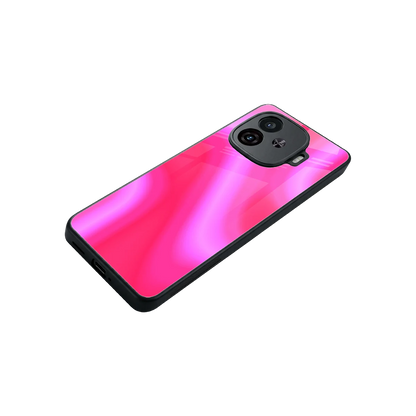 Blush Flow stylish phone case for iqoo neo 10r 5g | glossy glass and slim fit