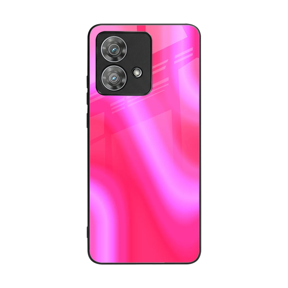 Blush Flow back phone cover | glass case for motorola edge 40 neo 5g