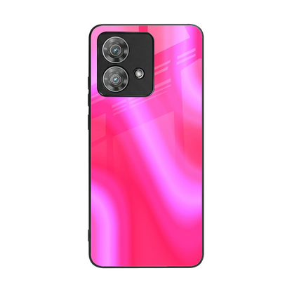 Blush Flow back phone cover | glass case for motorola edge 40 neo 5g