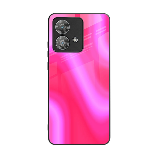 Blush Flow back phone cover | glass case for motorola edge 40 neo 5g