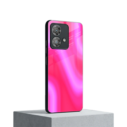 Blush Flow motorola edge 40 neo 5g mobile cover | shockproof glass phone case