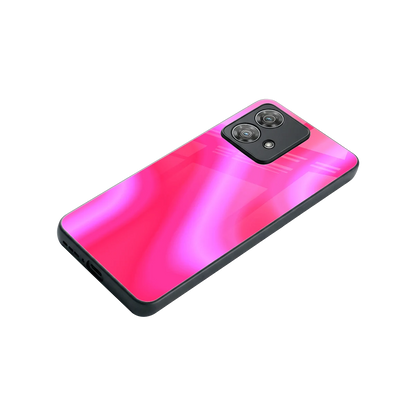 Blush Flow stylish phone case for motorola edge 40 neo 5g | glossy glass and slim fit