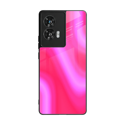 Blush Flow back phone cover | glass case for motorola edge 50 fusion