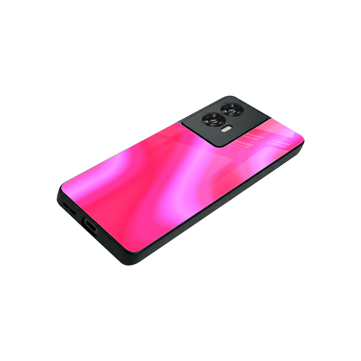 Blush Flow stylish phone case for motorola edge 50 fusion | glossy glass and slim fit
