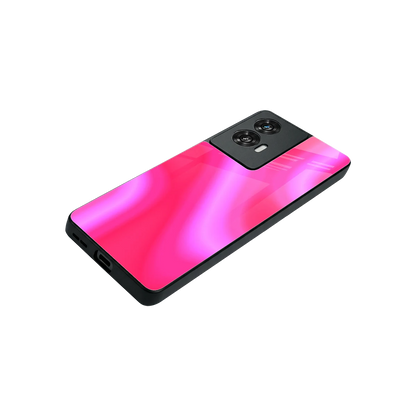 Blush Flow stylish phone case for motorola edge 50 fusion | glossy glass and slim fit