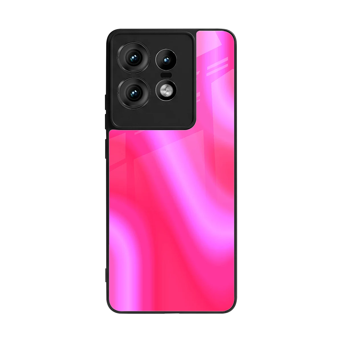 Blush Flow back phone cover | glass case for motorola edge 50 pro
