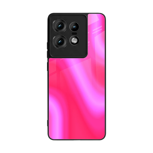 Blush Flow back phone cover | glass case for motorola edge 50 pro