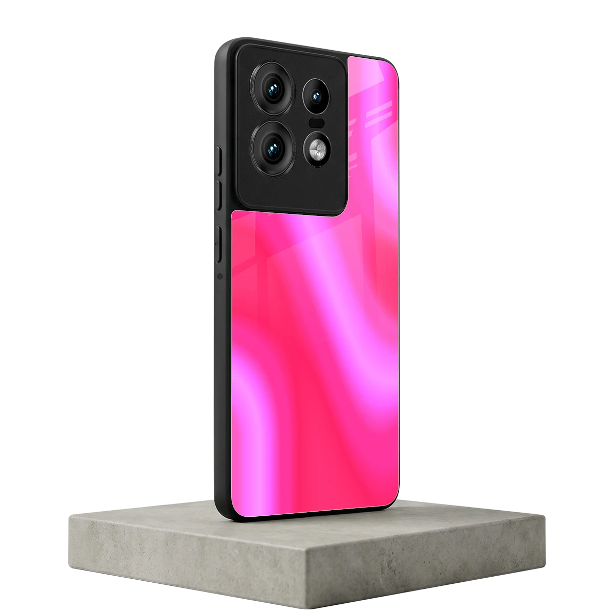 Blush Flow motorola edge 50 pro mobile cover | shockproof glass phone case