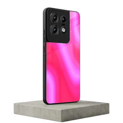 Blush Flow motorola edge 50 pro mobile cover | shockproof glass phone case