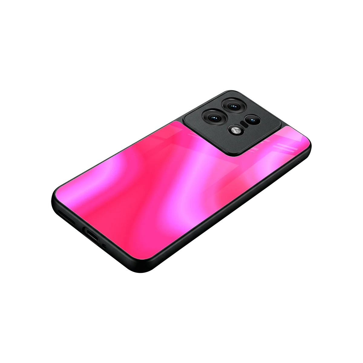 Blush Flow stylish phone case for motorola edge 50 pro | glossy glass and slim fit