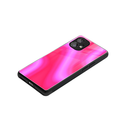 Blush Flow stylish phone case for nothing phone 1 | glossy glass and slim fit