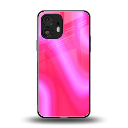 Blush Flow back phone cover | glass case for nothing phone 2