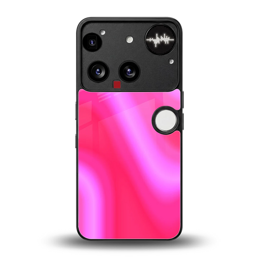 Blush Flow back phone cover | glass case for nothing phone 3