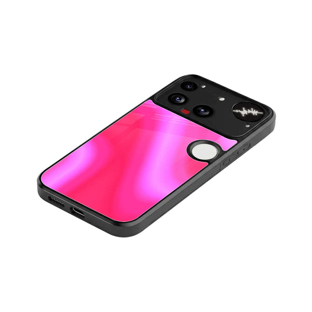 Blush Flow stylish phone case for nothing phone 3 | glossy glass and slim fit