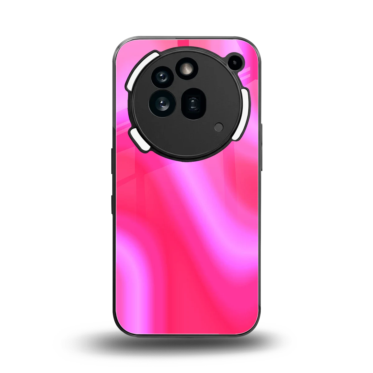 Blush Flow back phone cover | glass case for nothing phone 3a pro