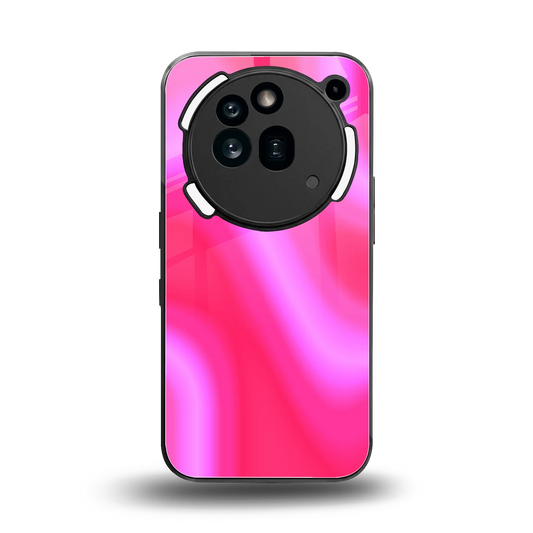 Blush Flow back phone cover | glass case for nothing phone 3a pro