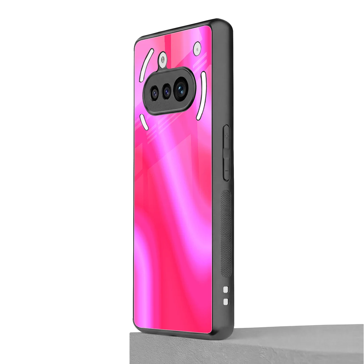 Blush Flow nothing phone 3a mobile cover | shockproof glass phone case