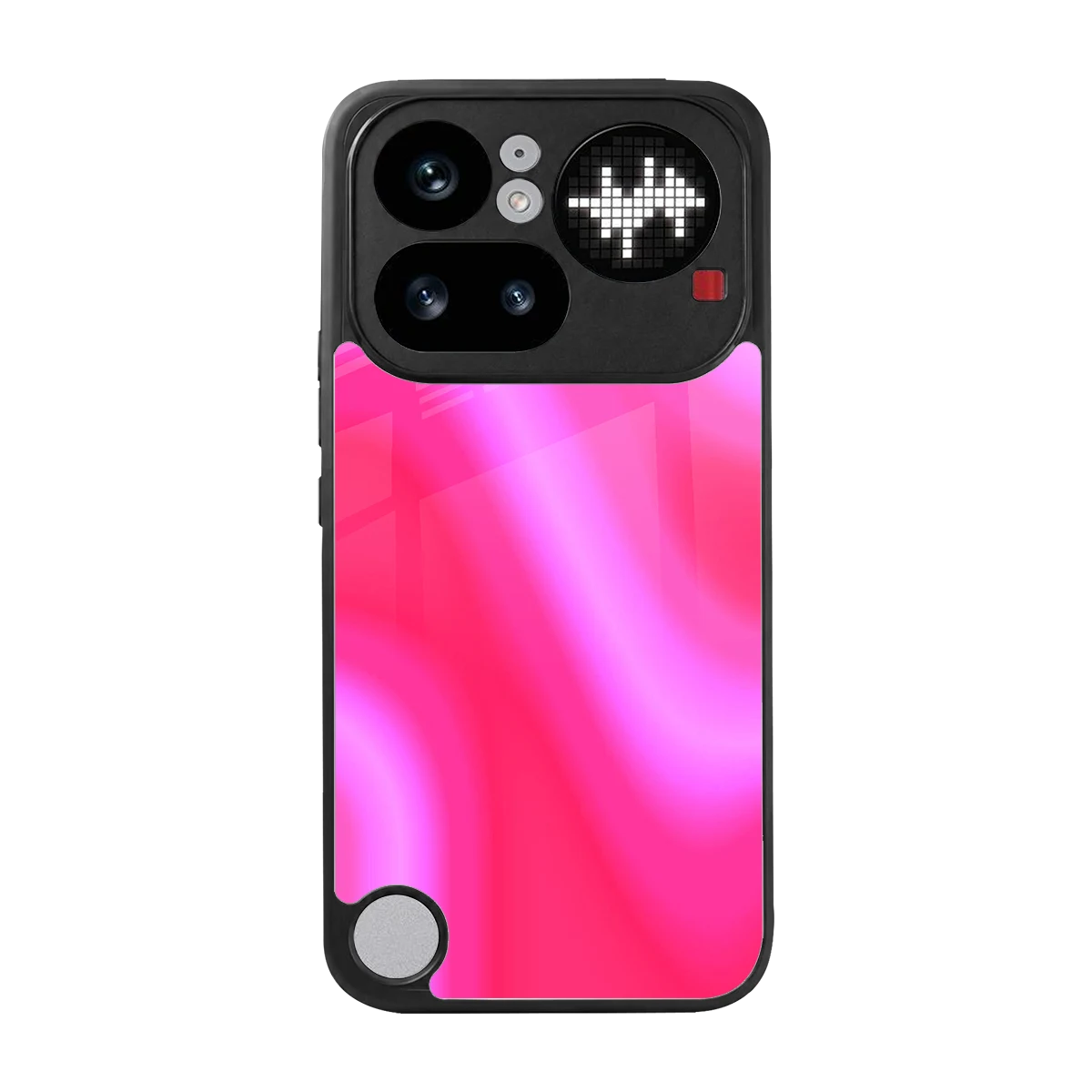 Blush Flow back phone cover | glass case for nothing phone 4a pro