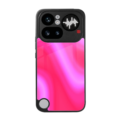 Blush Flow back phone cover | glass case for nothing phone 4a pro