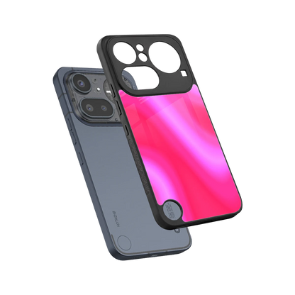 Blush Flow sleek nothing phone 4a pro cover with tempered glass back and TPU edges