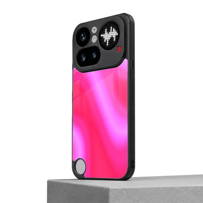 Blush Flow nothing phone 4a pro mobile cover | shockproof glass phone case