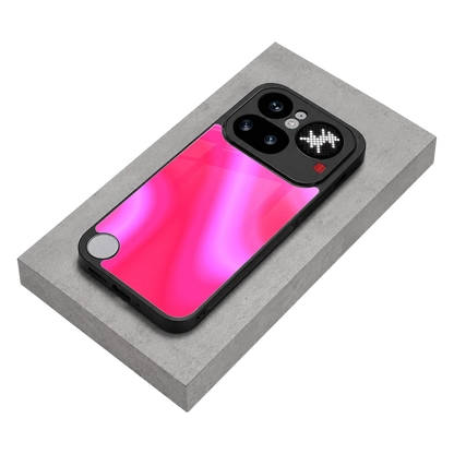Blush Flow stylish phone case for nothing phone 4a pro | glossy glass and slim fit