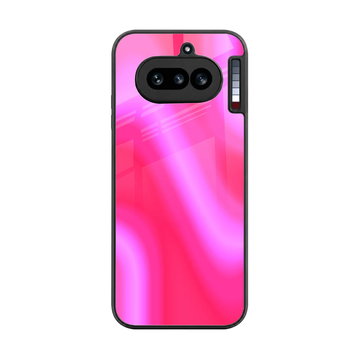 Blush Flow back phone cover | glass case for nothing phone 4a