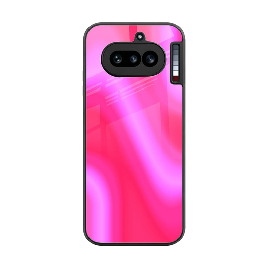 Blush Flow back phone cover | glass case for nothing phone 4a