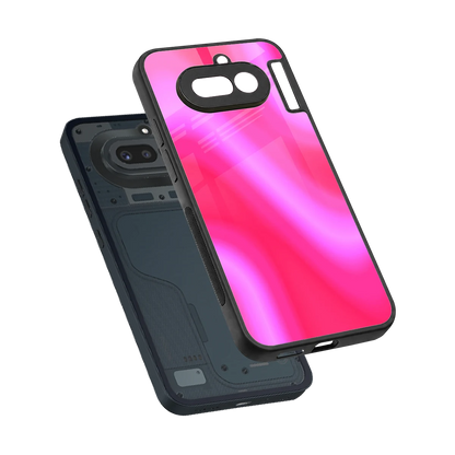 Blush Flow sleek nothing phone 4a cover with tempered glass back and TPU edges