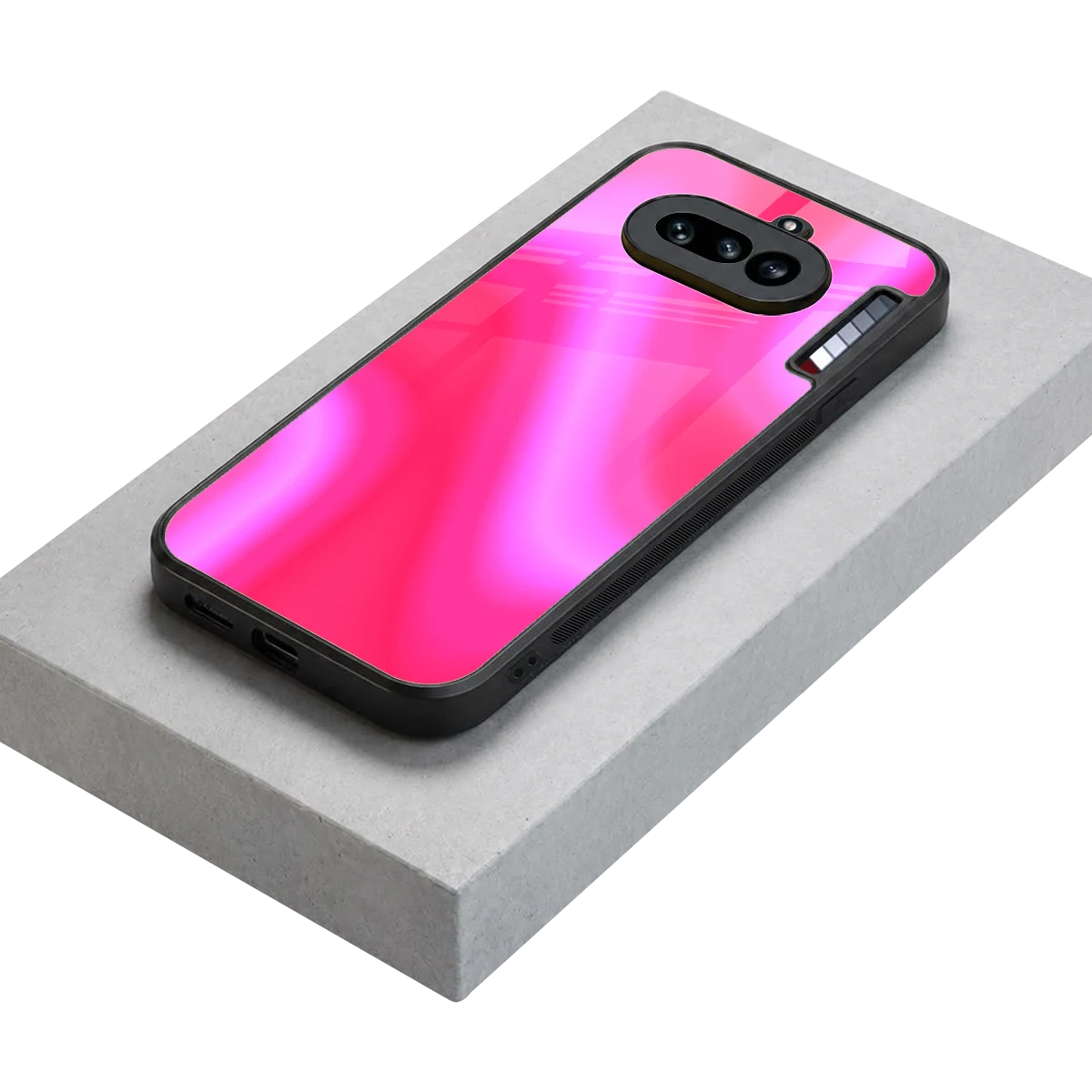 Blush Flow stylish phone case for nothing phone 4a | glossy glass and slim fit