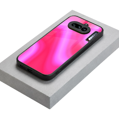 Blush Flow stylish phone case for nothing phone 4a | glossy glass and slim fit