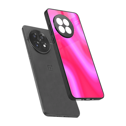 Blush Flow sleek oneplus 13r cover with tempered glass back and TPU edges