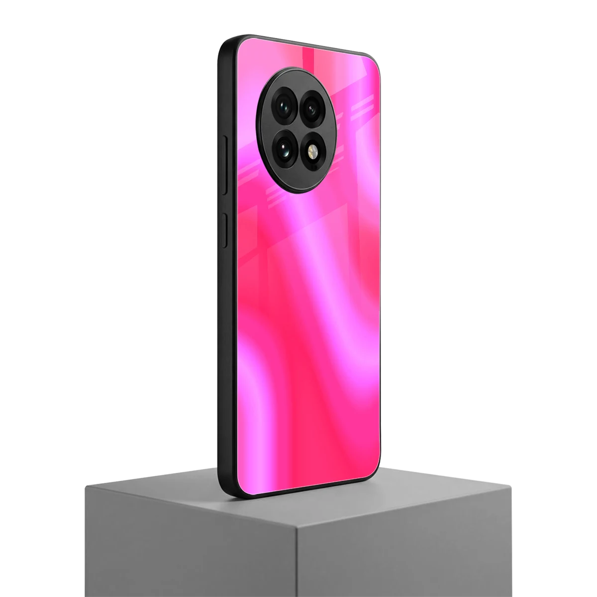 Blush Flow oneplus 13r mobile cover | shockproof glass phone case
