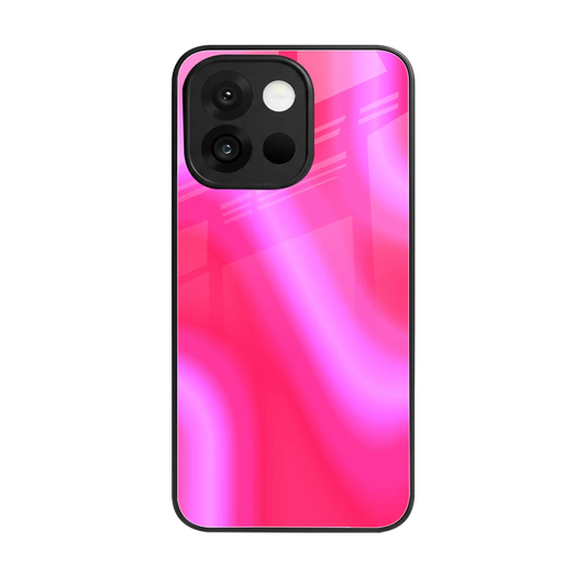 Blush Flow back phone cover | glass case for oneplus 13s