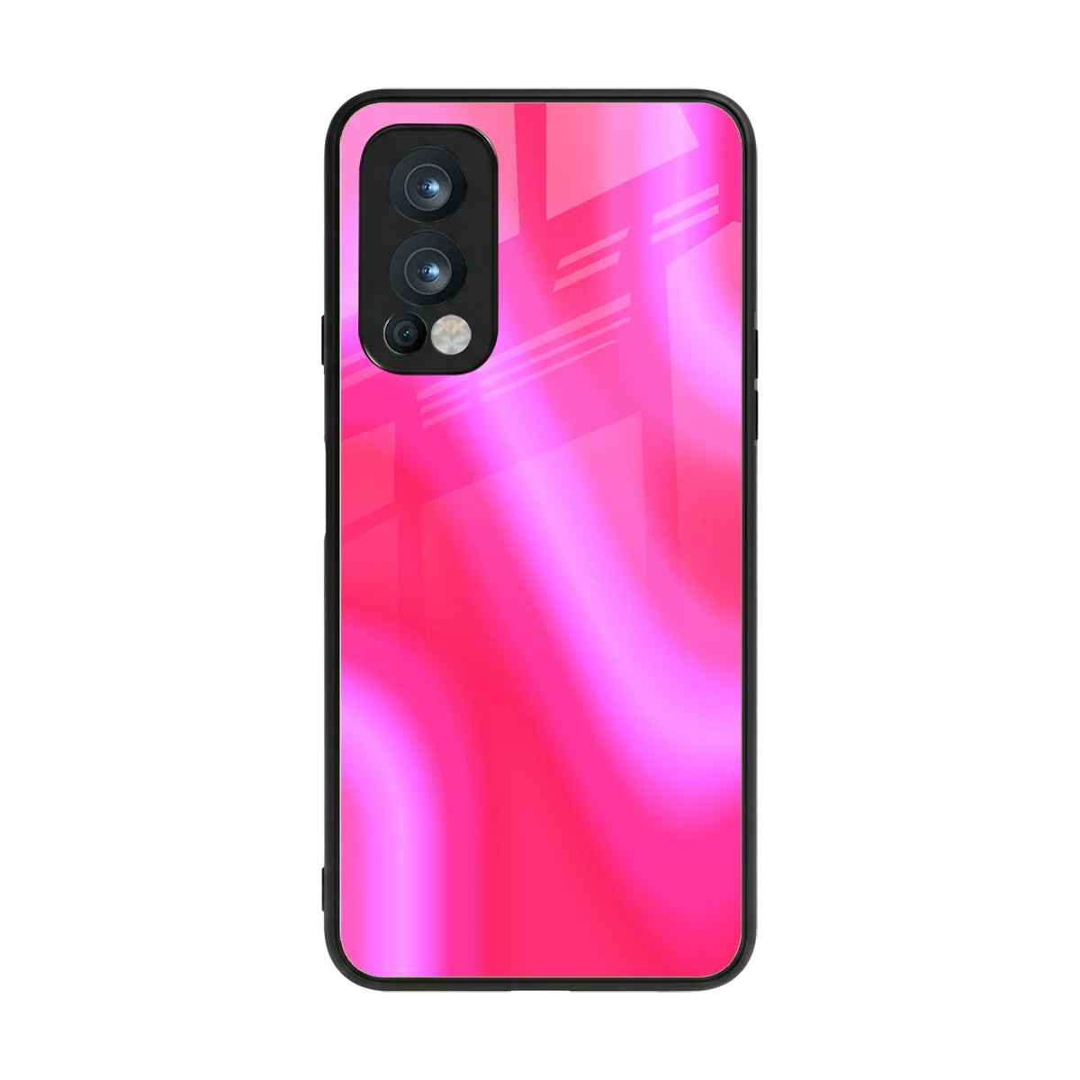 Blush Flow back phone cover | glass case for oneplus nord 2