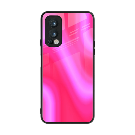 Blush Flow back phone cover | glass case for oneplus nord 2