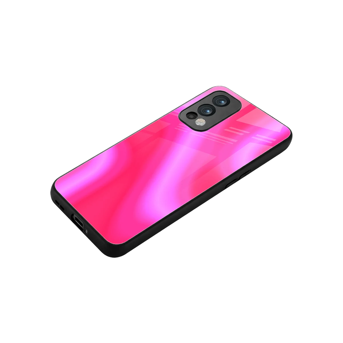 Blush Flow stylish phone case for oneplus nord 2 | glossy glass and slim fit