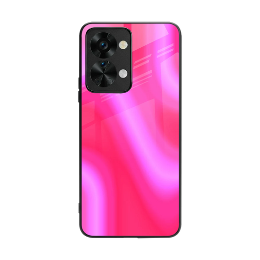 Blush Flow back phone cover | glass case for oneplus nord 2t