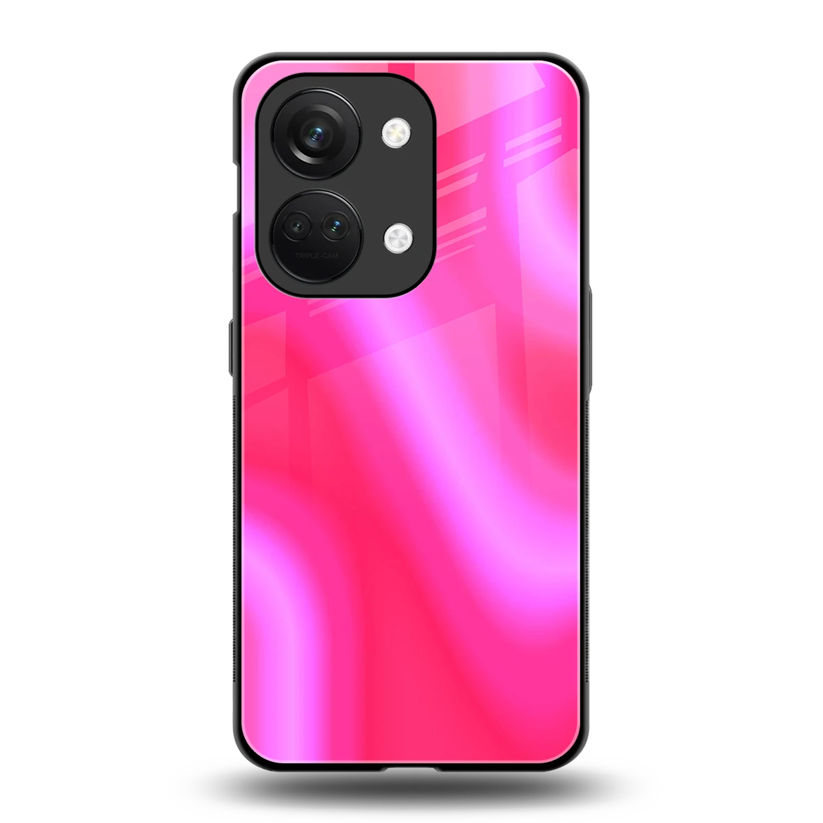 Blush Flow back phone cover | glass case for oneplus nord 3