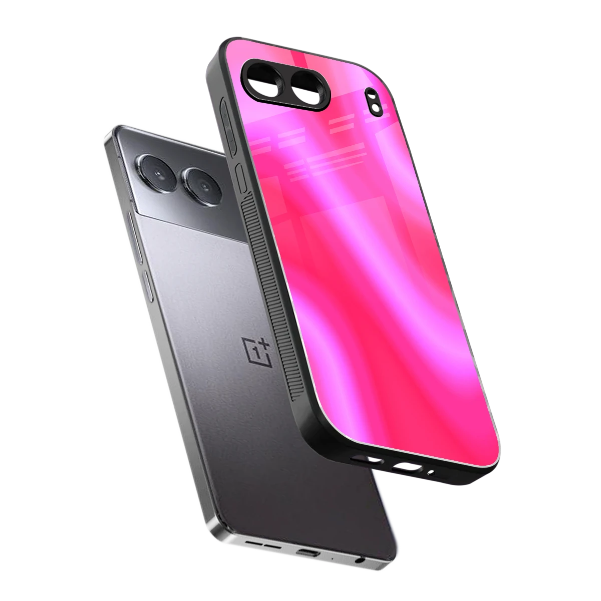 Blush Flow sleek oneplus nord 4 cover with tempered glass back and TPU edges