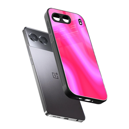 Blush Flow sleek oneplus nord 4 cover with tempered glass back and TPU edges