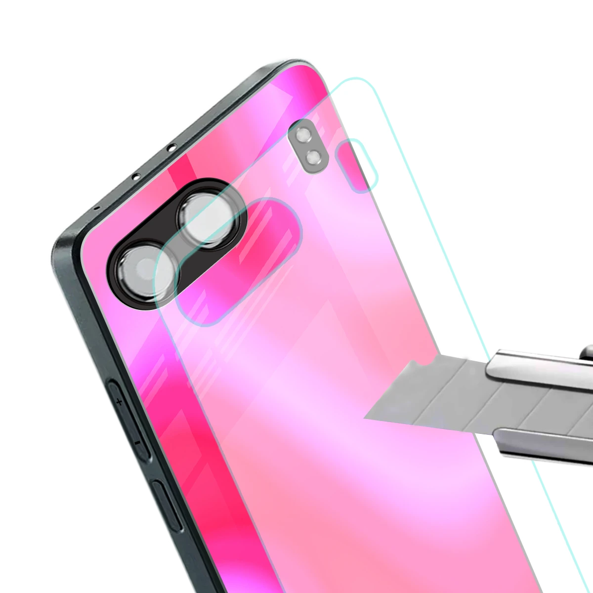 Blush Flow stylish phone case for oneplus nord 4 | glossy glass and slim fit