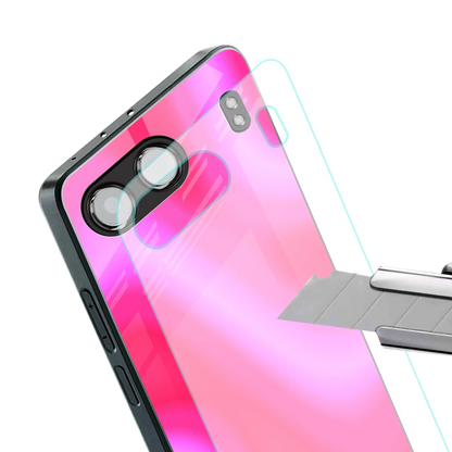 Blush Flow stylish phone case for oneplus nord 4 | glossy glass and slim fit