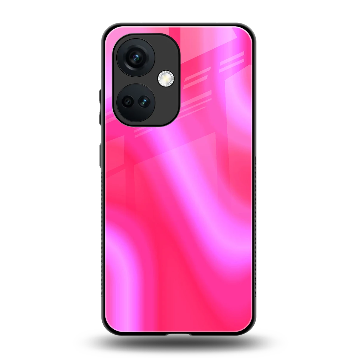 Blush Flow back phone cover | glass case for oneplus nord ce 3